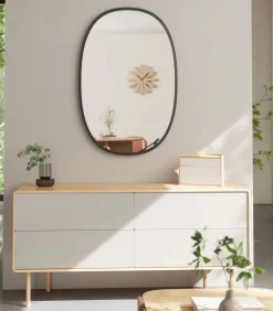 Clearance Ovale wandspiegel Hub Spiegels