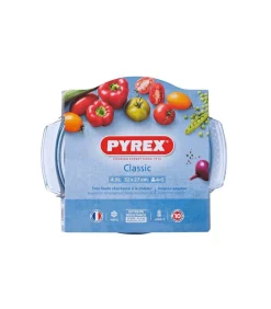 Pyrex Ovenschaal met deksel - Classic - ø 27 cm / 3.5 liter + 1.4 liter