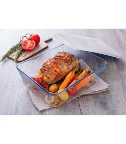 Hot Ovenschaal met deksel - Cook & Freeze - 25 x 19 x 8 cm / 2.6 liter Bakken