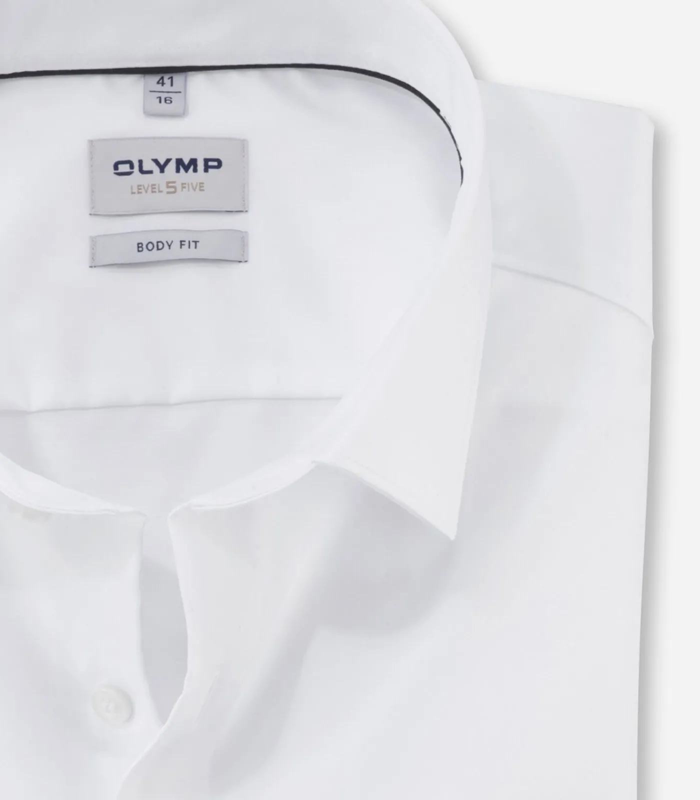 Outlet Overhemd Level 5 Stretch Wit Heren Hemden