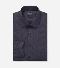 Heren OLYMP Overhemd Luxor Modern Fit Viola