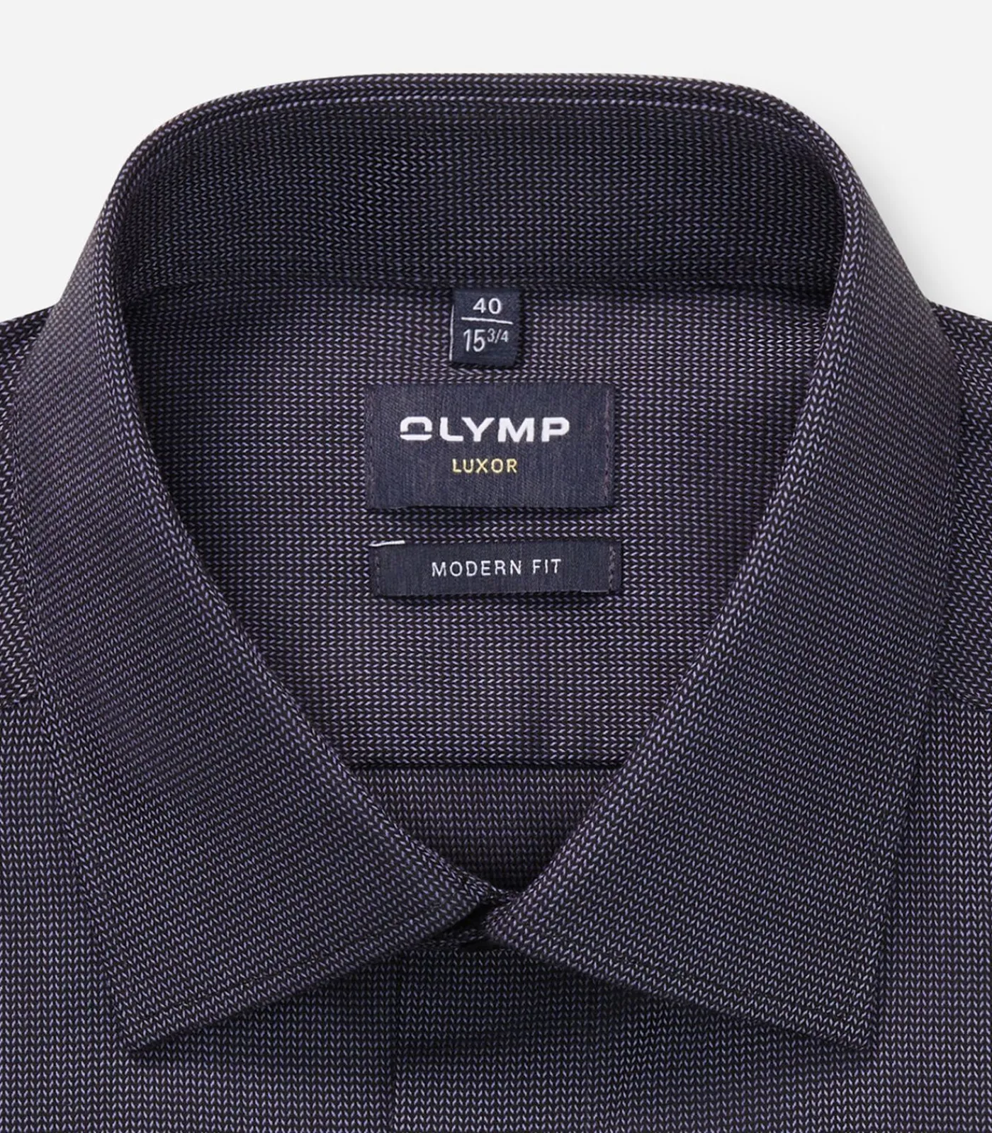 Heren OLYMP Overhemd Luxor Modern Fit Viola