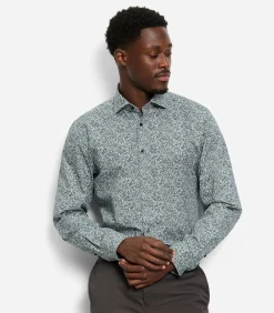 Best Overhemd Shirt 24/7 Stretch Print Heren Hemden