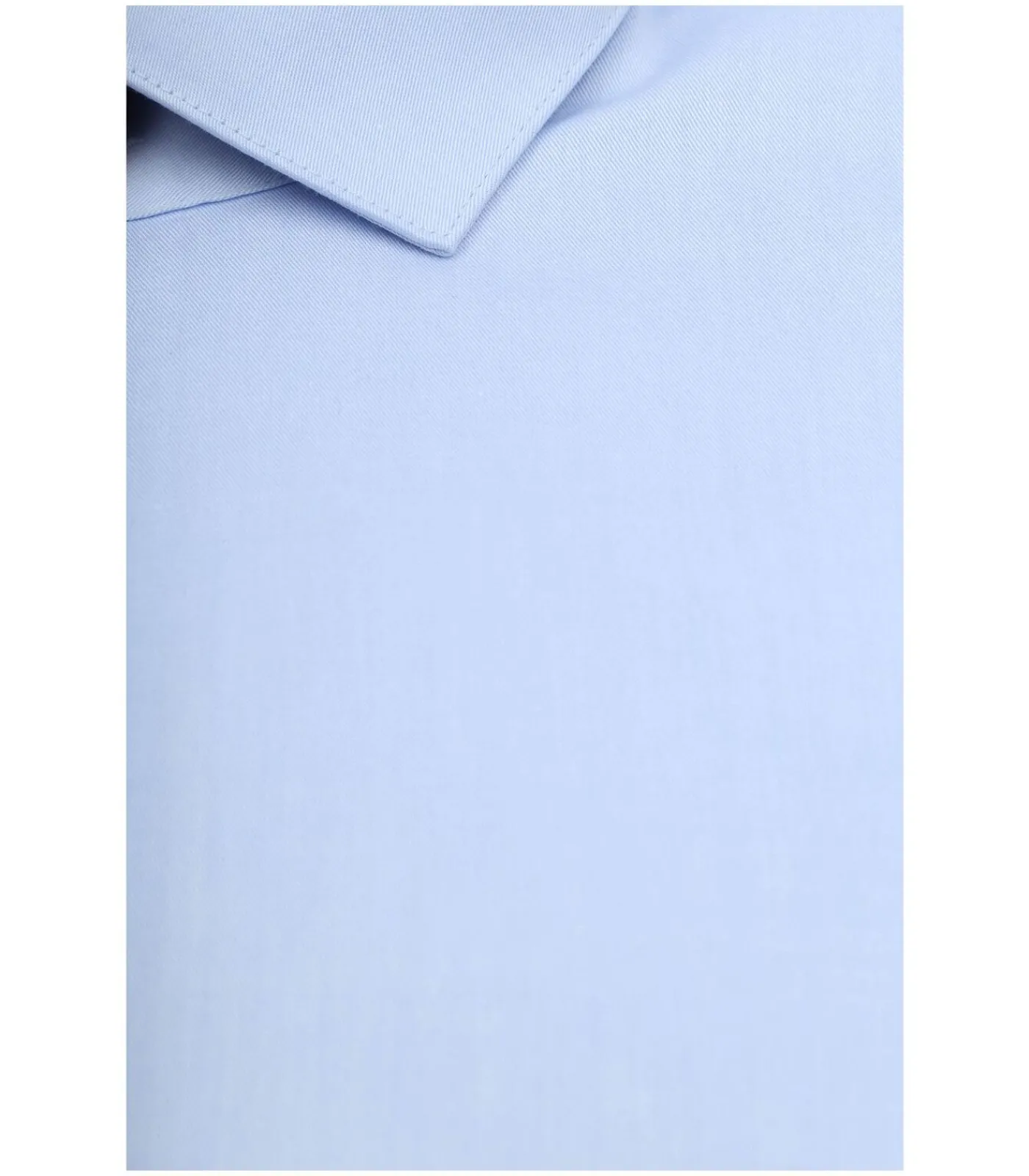 Heren Suitable Overhemd Dubbelmanchet Blauw