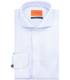 Discount Overhemd Jacquard Luxe Lichtblauw Heren Hemden