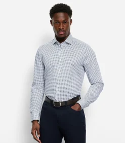 Heren OLYMP Overhemd Level 5 Bodyfit Wit