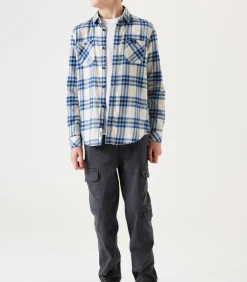 Best Overhemd met geruite print Kinderen Hemden