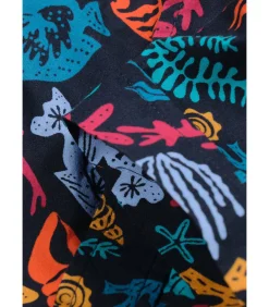 Hot Overhemd met korte mouwen en koraalprint Kinderen Hemden