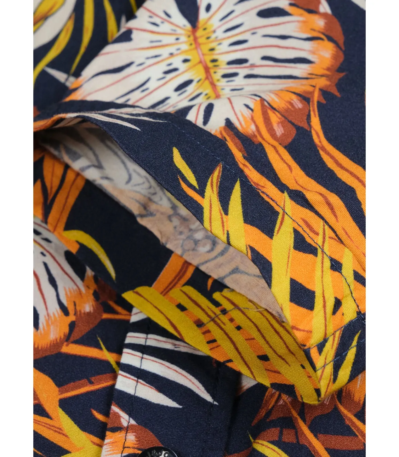 Kinderen J&JOY Overhemd met korte mouwen en bladerenprint