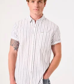 Heren Garcia Overhemd met strepen