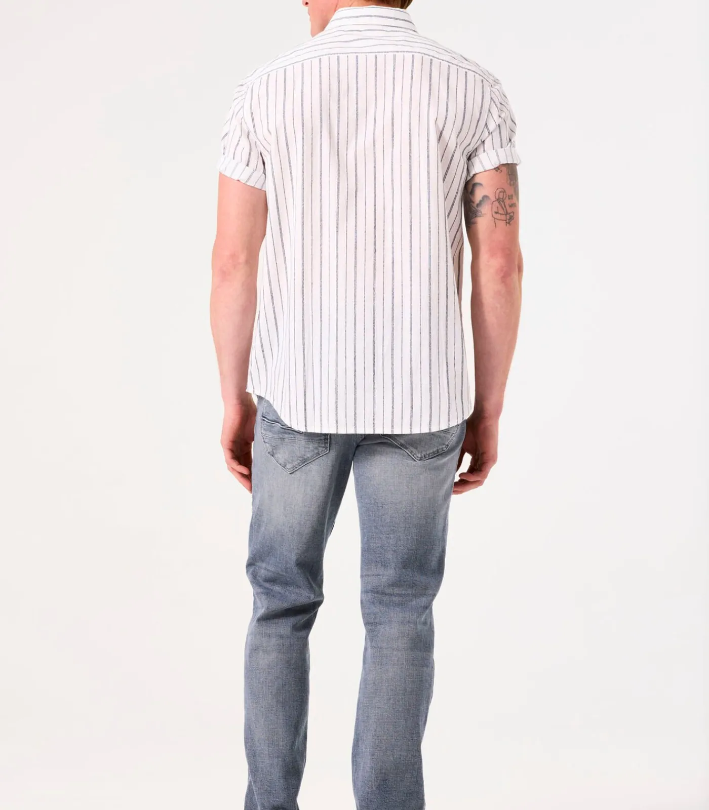 Heren Garcia Overhemd met strepen