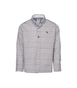 Kinderen J&JOY Overhemd met tennisrackets patroon