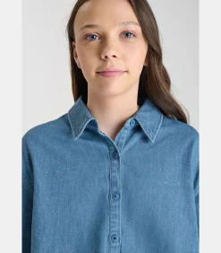 Kinderen Le Temps des Cerises Overhemd van jeans ALBERTAG