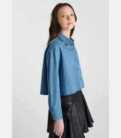 Kinderen Le Temps des Cerises Overhemd van jeans ALBERTAG