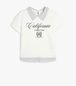 Sale Overhemdkraag Korte mouw T-shirt Kinderen Tops