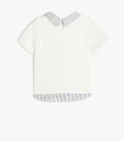 Sale Overhemdkraag Korte mouw T-shirt Kinderen Tops