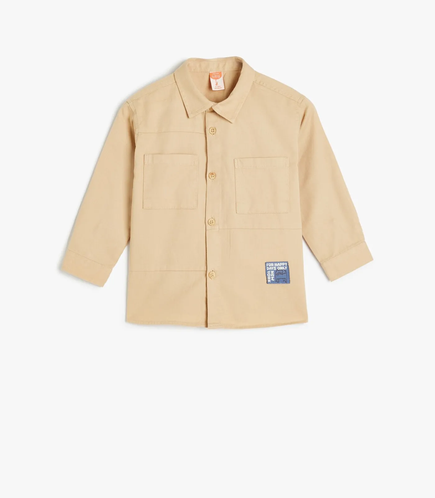 Kinderen Koton Overhemdkraag Lange mouw Overhemd