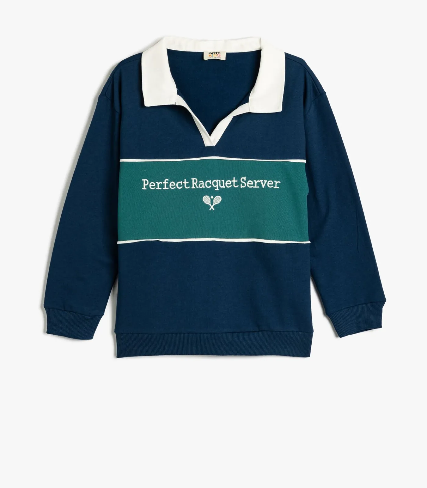 Outlet Overhemdkraag Met blokken Sweatshirt Kinderen Truien & Vesten