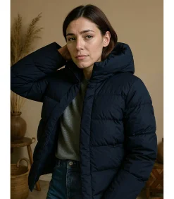 DAMES J&JOY Oversized marineblauwe damesjas