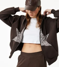 DAMES Koton Oversized Sweatshirt met Sterapplicatie