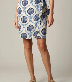 New OXALI - Korte bohemien rok met paisleyprint en lurexgaren DAMES Rokken