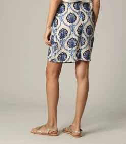 New OXALI - Korte bohemien rok met paisleyprint en lurexgaren DAMES Rokken