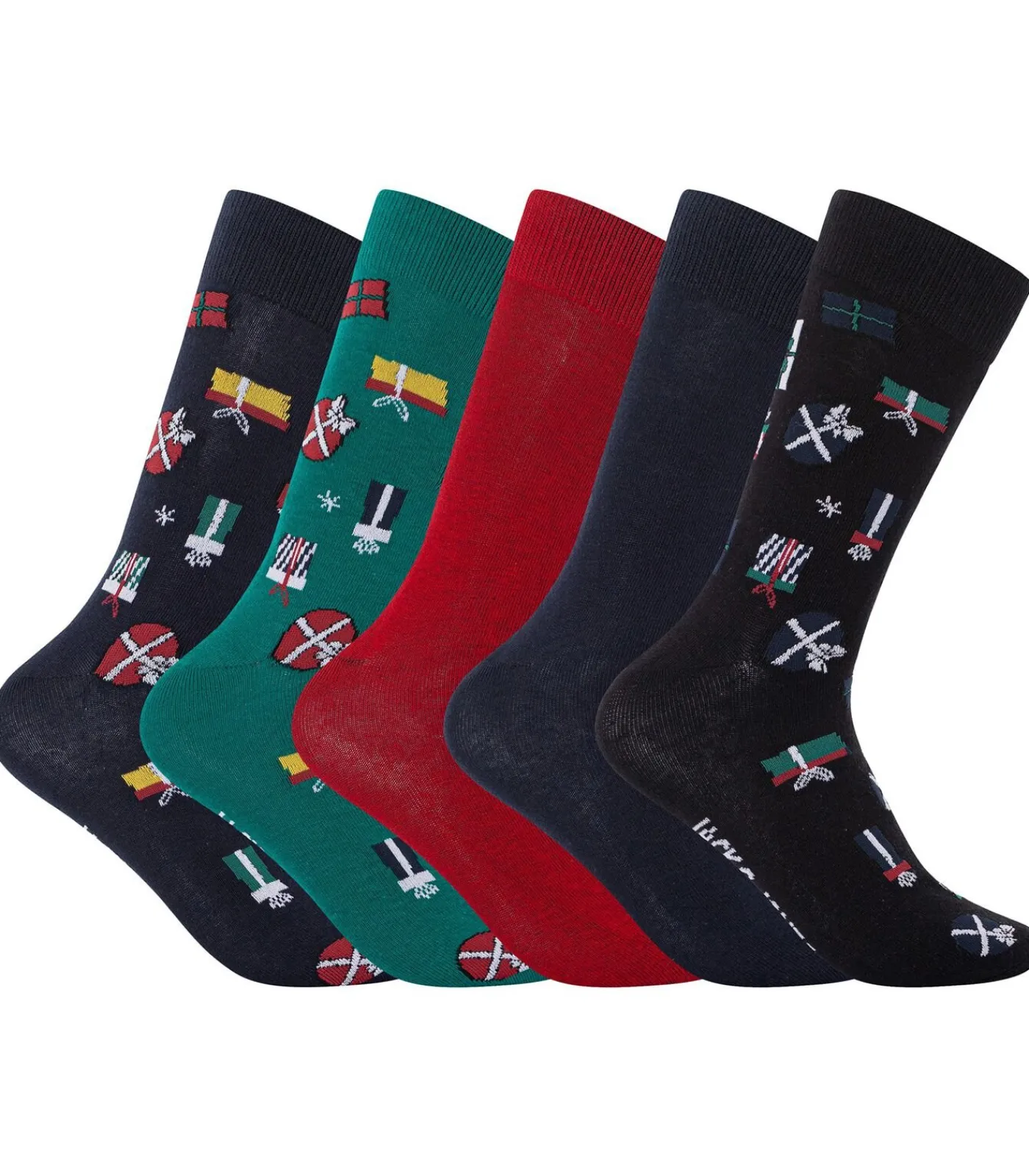 Best 5-Pack Kerstinpaksokken Heren Sokken