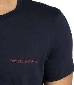 Heren Emporio Armani 2-Pack Lounge Crew Neck T-Shirt