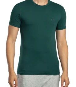 Heren Emporio Armani 2-Pack Lounge Ronde Hals Getailleerde T-Shirts