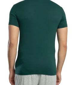 Heren Emporio Armani 2-Pack Lounge Ronde Hals Getailleerde T-Shirts