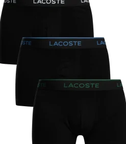 Heren LACOSTE 3-Pack Outline Trunks