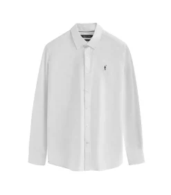 Outlet Pack van twee herenhemden in hemelblauw en wit met relaxed fit en Rigby Go-logo Heren Hemden