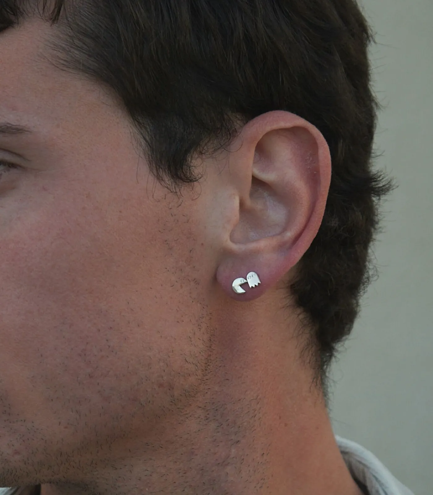 Heren Earcandy PACMAN ASYMMETRISCHE OORBELLEN