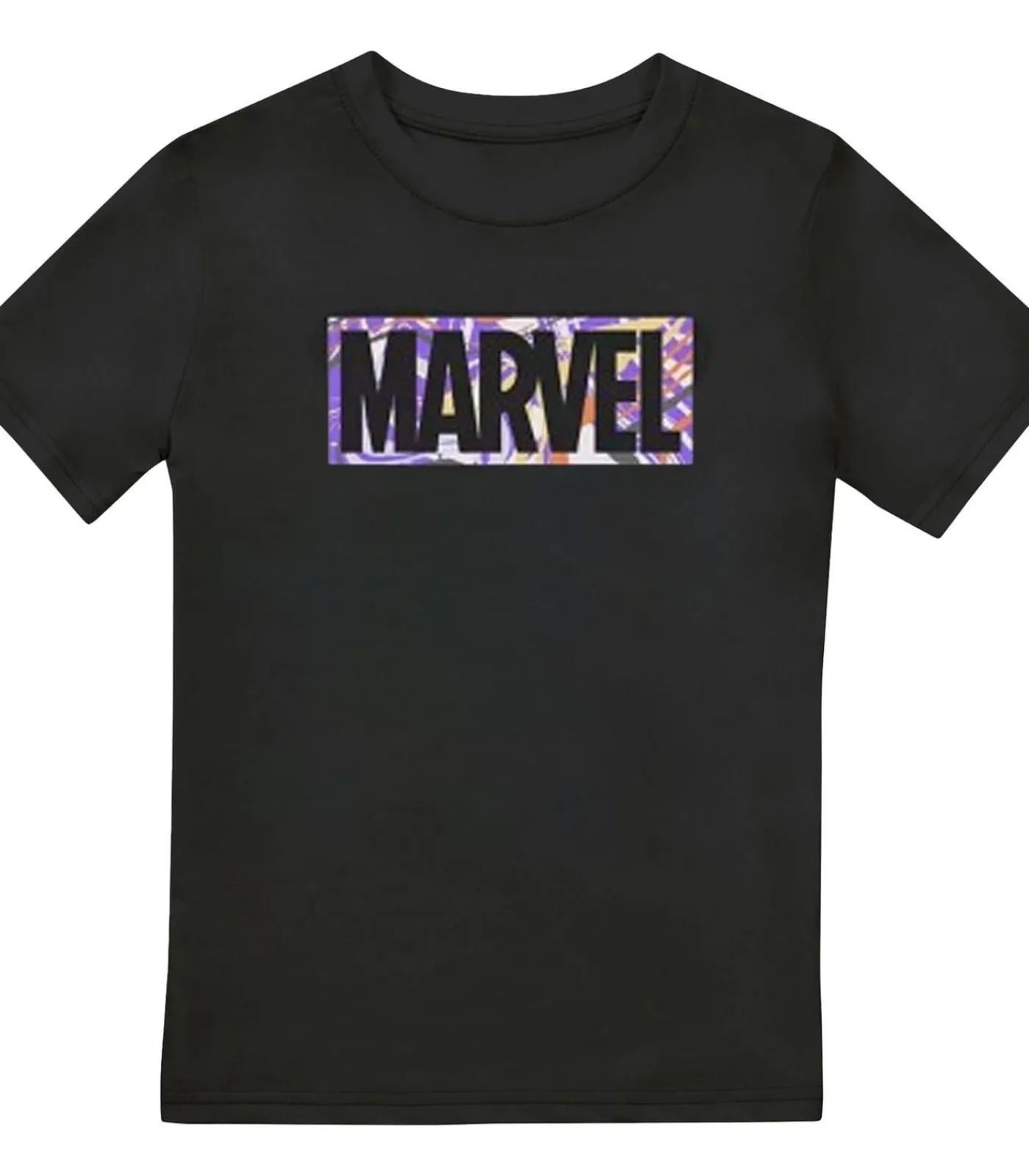 Online PAINTED EFFECT - T-shirt - Zwart Kinderen T-Shirts & Polo's