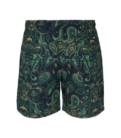 Heren Urban Classics PAISLEY - Zwembroek - Donkergroen