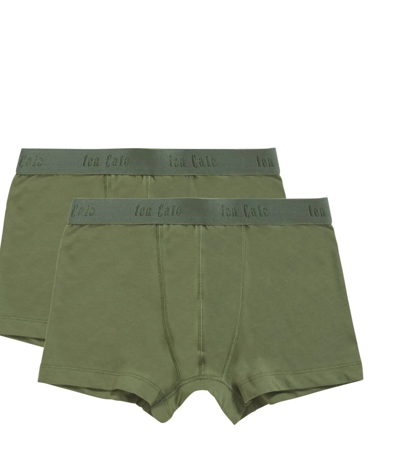 Kinderen Ten Cate 2-pak Jongens boxershorts Organic - Biologisch katoenen kinder onderbroeken - Zwart - Grijs - Donkerblauw