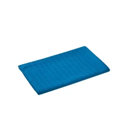 Blanc des Vosges PALACE Bleu paon - Laken Jacquard katoen