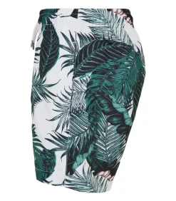 Kinderen Urban Classics PALM LEAF - Zwembroek - Groen