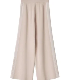 Discount Pantalone In Maglia A Palazzo C/Bande In Contrasto DAMES Broeken & Shorts