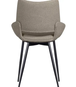 Online Parade Eetkamerstoelen - Melange Stof - Zand - Set van 6 Stoelen