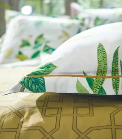 Discount PARADESIA Ocre - Kussensloop Satijn katoen Kussenslopen