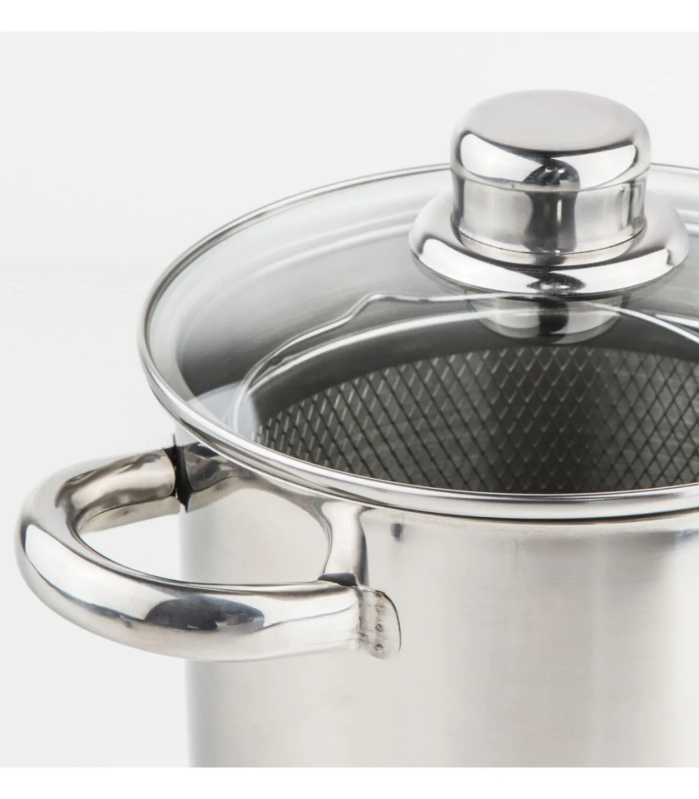 Hot Pastapan / Aspergepan met Glazen Deksel - RVS - ø 16 cm / 4.0 liter Potten & Pannen