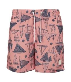 Heren Urban Classics PATTERNED - Zwembroek - Licht Roze