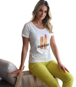 Discount PAULA - 7/8 LIME STRETCH KATOENEN JEANS DAMES Jeans