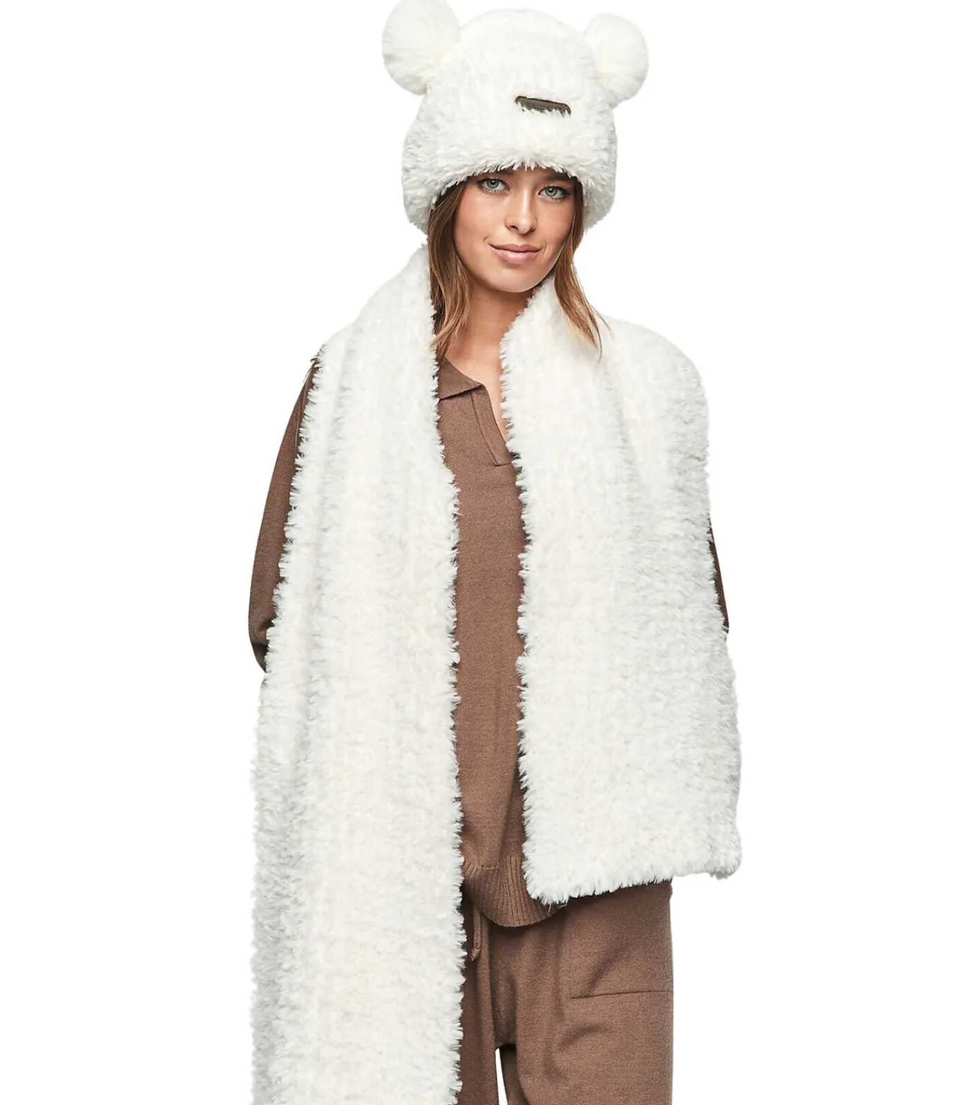 PC1 sjaal en muts met oren set STYLE ADD DAMES Lingerie Accessoires