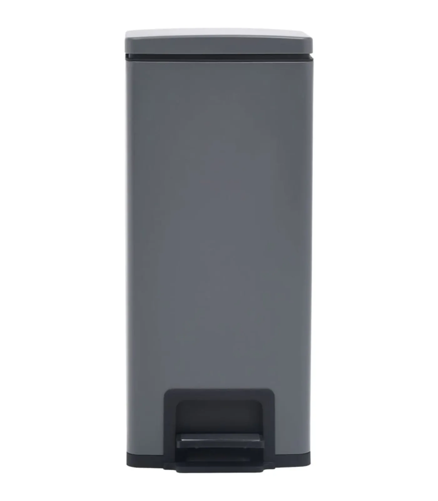 Pedaalemmer met anti-vingerafdruk 30 L RVS grijs Manden En Bakken