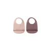 Kinderen Done by Deer Peekaboo bib 2-pack Elphee Powder