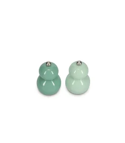 ONA Peper/zoutmolen H12cm groen Betty - set/2