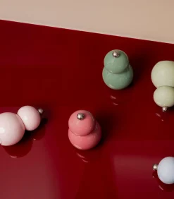 Hot Peper/zoutmolen H12cm roze Betty - set/2 Keukenaccessoires