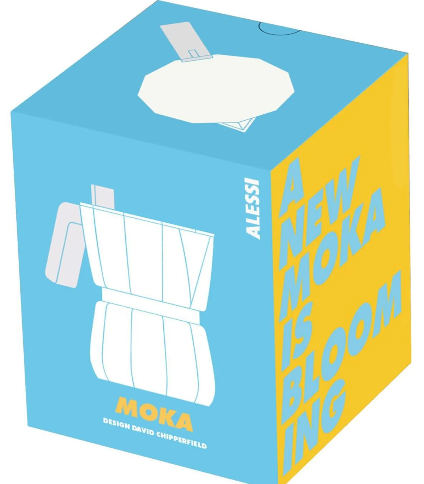 ALESSI Percolator Moka - DC06/6 - 6 kops - door David Chipperfield